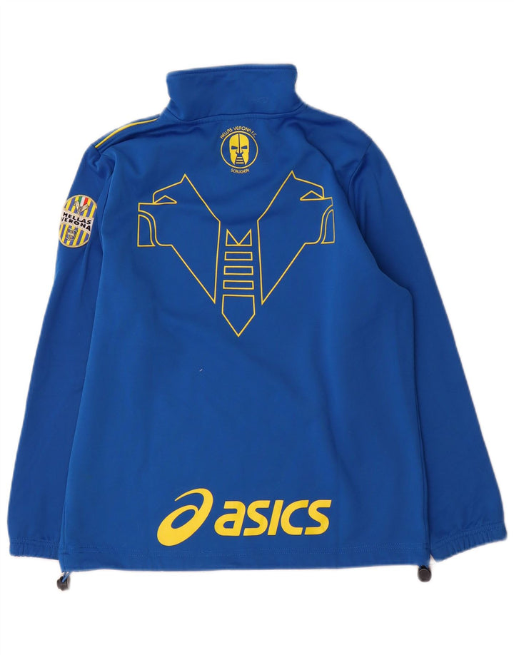 Maglietta Asics da ragazzo HELLAS VERONA con grafica pullover 11-12 anni Blu