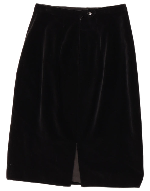Vintage Womens Pencil Skirt Medium W28 Black