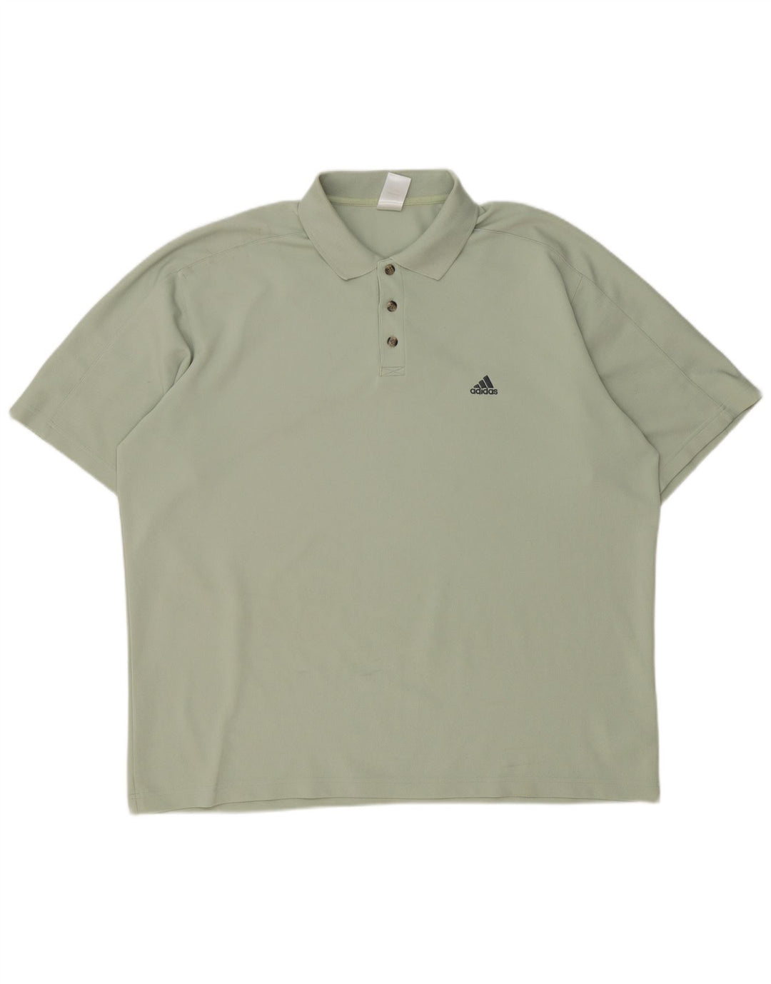 Polo ADIDAS da uomo XL verde poliestere