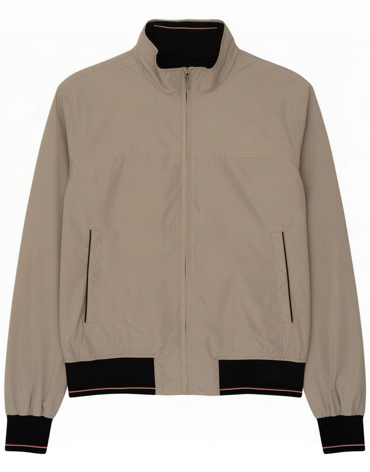 Giacca bomber da uomo Romeo Gigli UK 38 Poliestere color block grigio medio