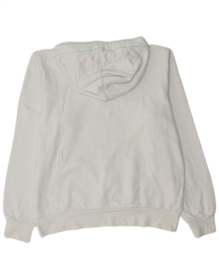 Maglione con cappuccio grafico da uomo Lotto in cotone bianco medio