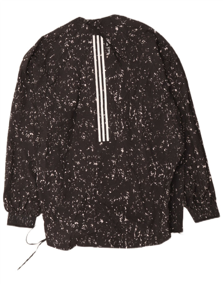 Top da tuta Adidas Aeroready Pullover da donna UK 12/14 Medium Nero