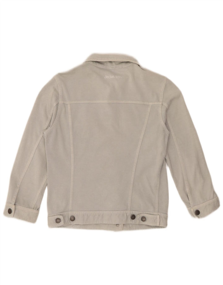 Giubbotto bomber da donna Jeckerson UK 10 piccolo cotone blu