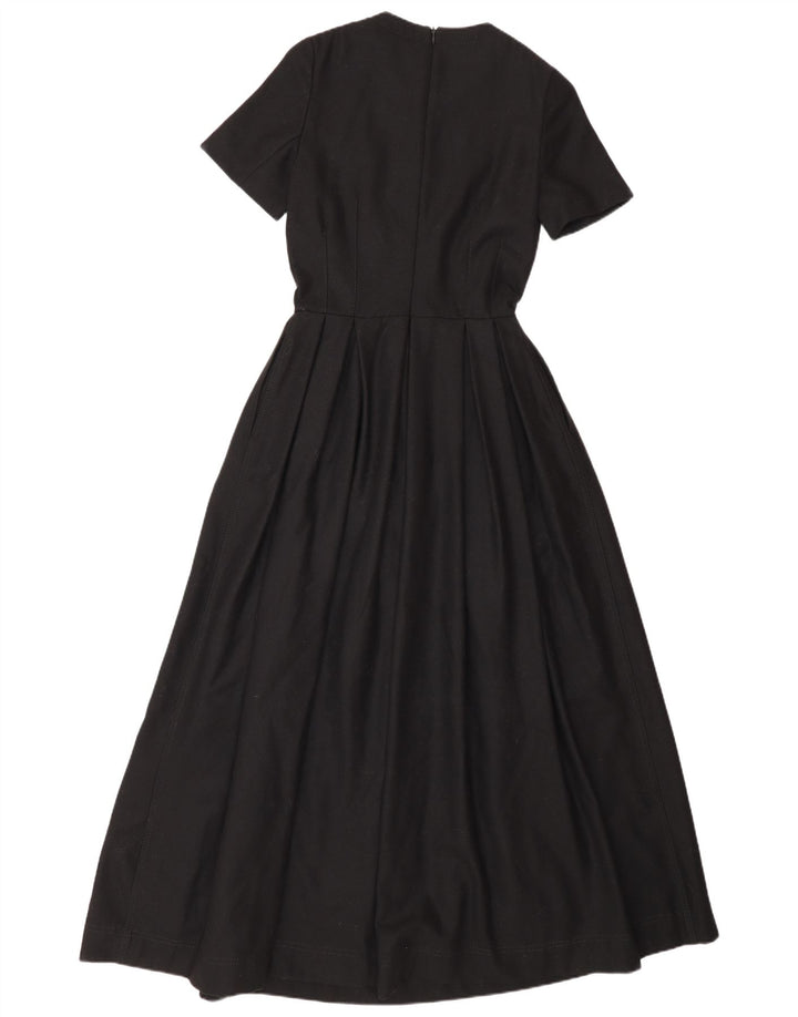 Abito lungo da donna Massimo Dutti EU 34 2XS Lana nera