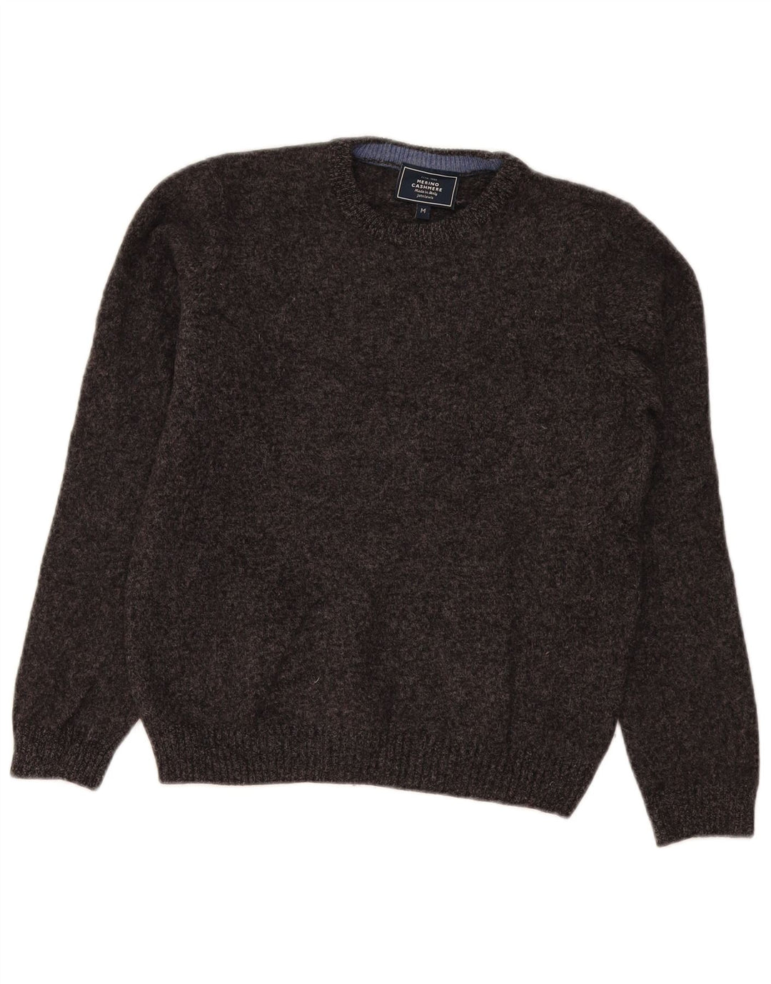 Maglione maglione girocollo da donna John Lewis UK 14 Lana d'agnello grigio medio