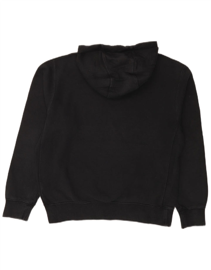 Felpa con cappuccio grafica Nike da uomo in cotone nero medio