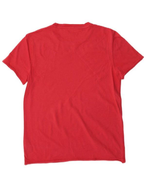 T-shirt grafica da uomo Dkny Top in cotone rosso medio