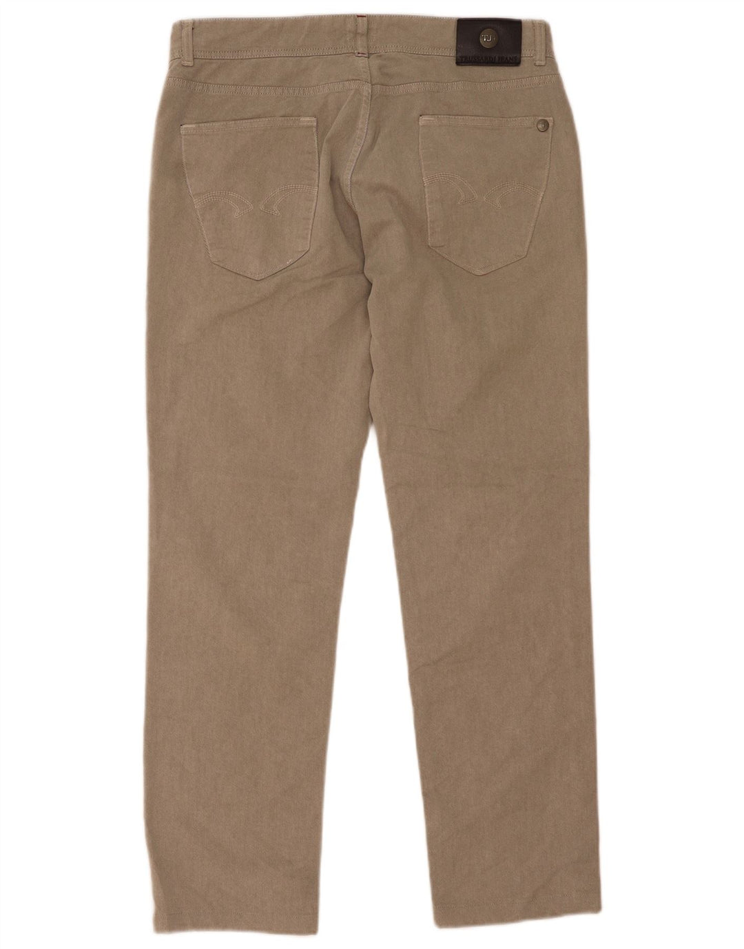 Jeans Straight Uomo Trussardi W36 L31 Cotone Beige