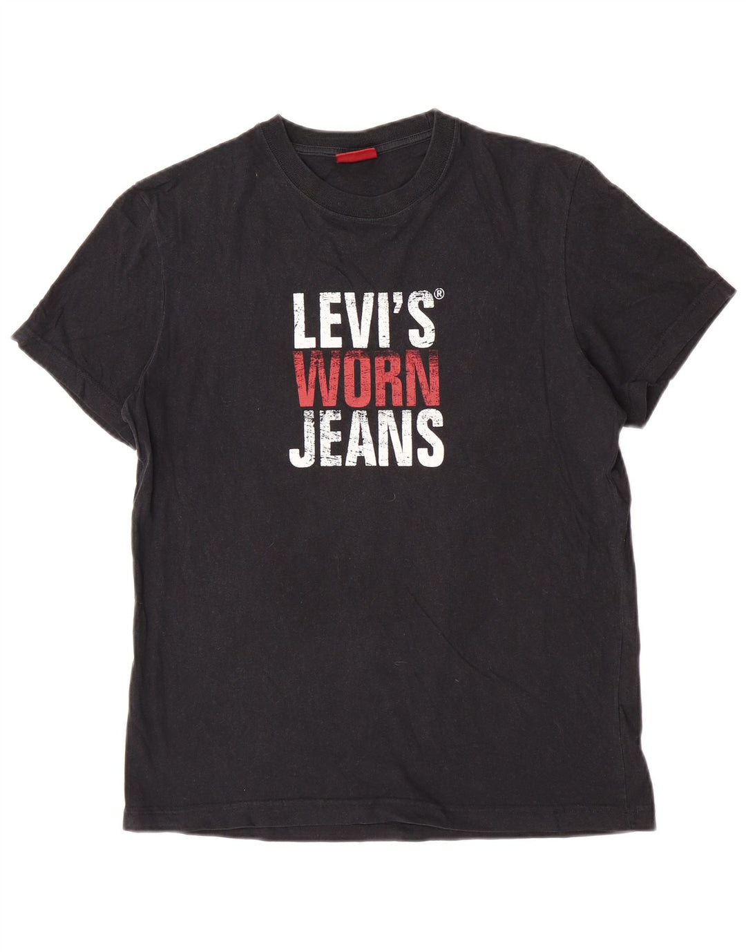 T-shirt grafica da uomo Levi's Top in cotone nero medio