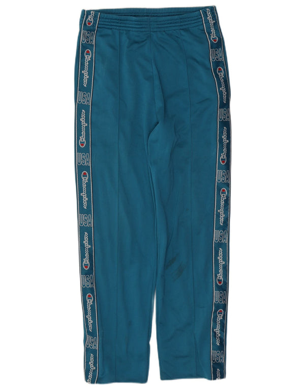 Pantaloni da tuta con grafica da uomo CHAMPION piccoli blu