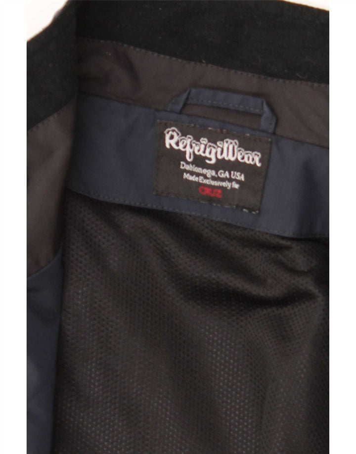 Giubbotto bomber da uomo Refrigiwear UK 38 Small Blu Navy Poliammide