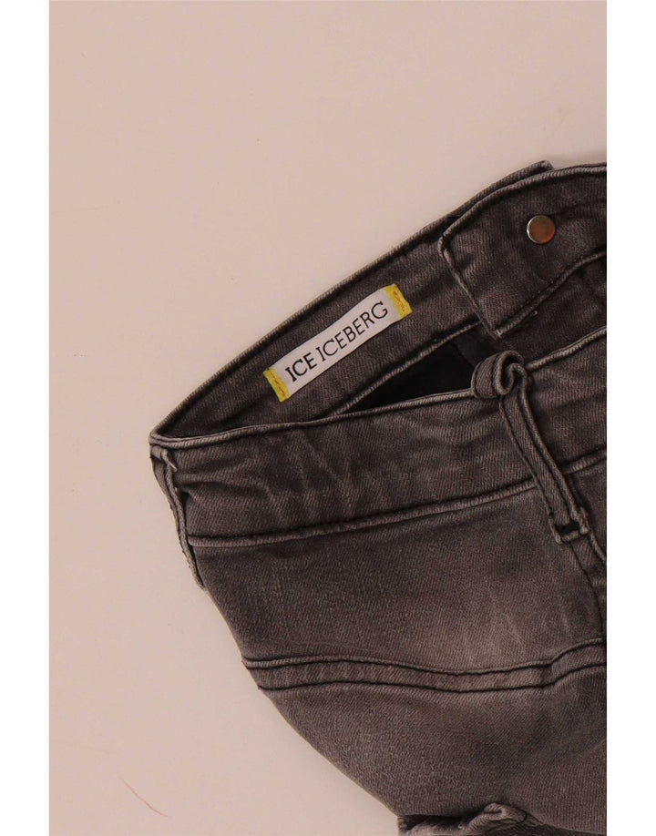 Jeans slim effetto consumato da ragazzo Iceberg 6-7 anni W22 L20 Grigio