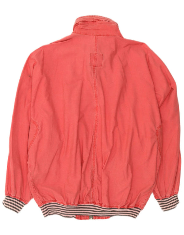 Bomber oversize da donna vintage IT 44 cotone rosa medio