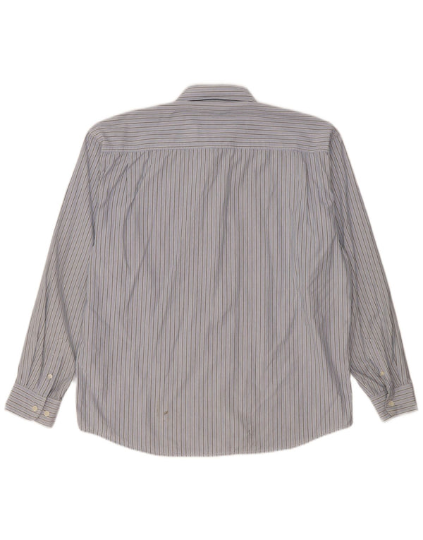 Camicia da uomo Wrangler XL in cotone gessato blu