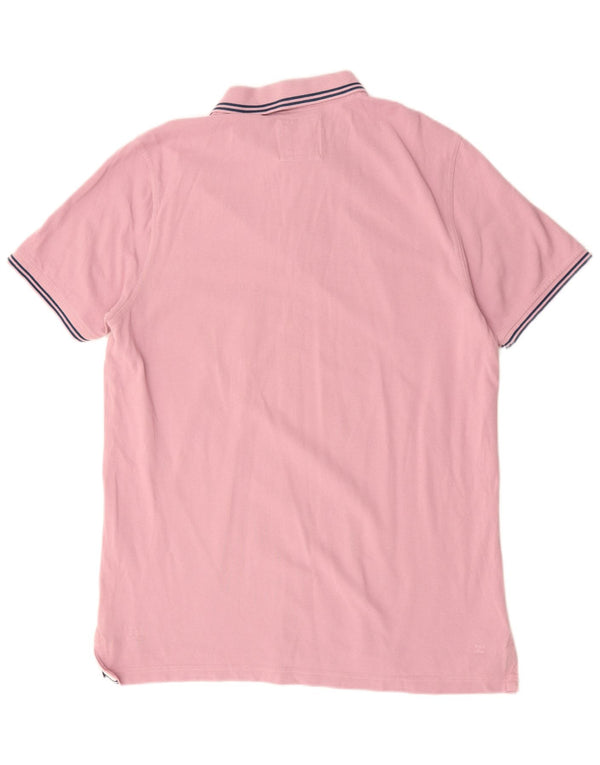 Crew Clothing Polo da uomo 2XL in cotone rosa