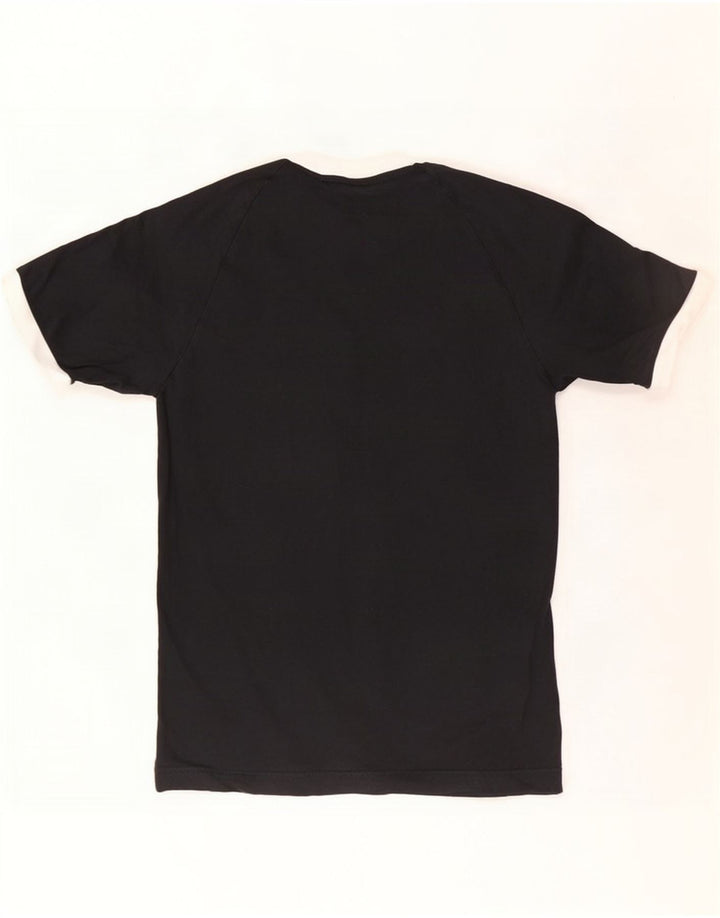 T-shirt Adidas da uomo Top Small in cotone nero