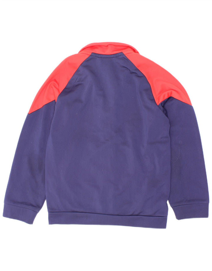 Giacca da tuta grafica da ragazzo Puma 5-6 anni Blu navy Colourblock