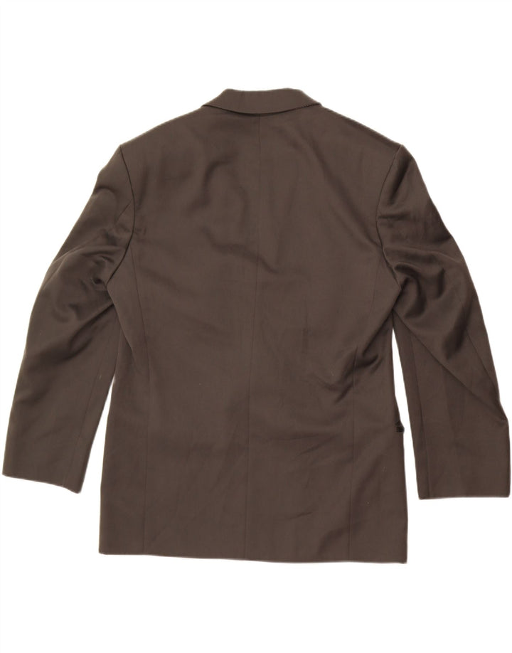Giacca blazer doppiopetto da uomo Marks & Spencer EU 50 grande kaki