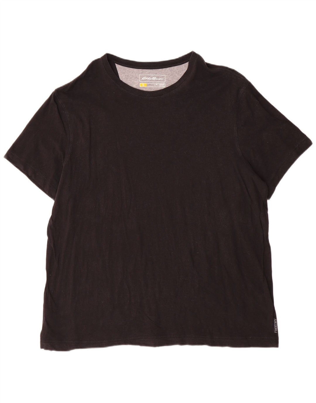 T-shirt attiva da uomo Eddie Bauer Top XL in cotone nero