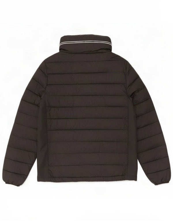 Mistral Giacca imbottita con cappuccio da uomo UK 38 Medium Nero Poliammide