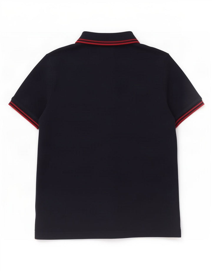 Polo da uomo Lotto in cotone medio blu navy