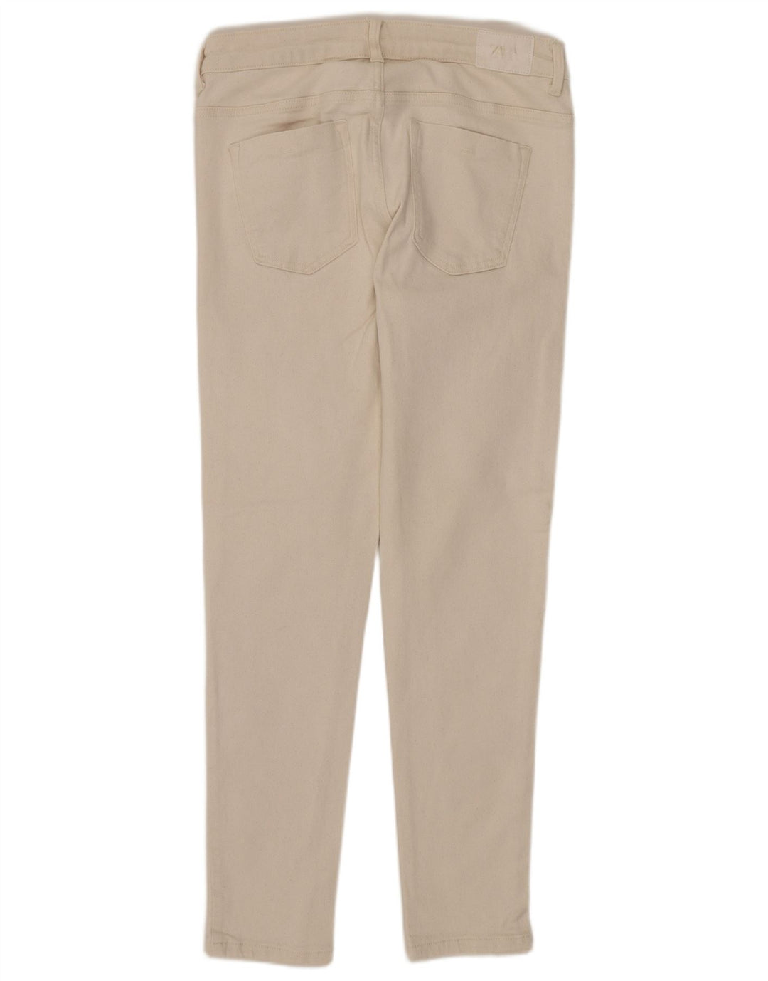 Jeans skinny da donna ZARA EU 40 medio W30 L27 bianco sporco