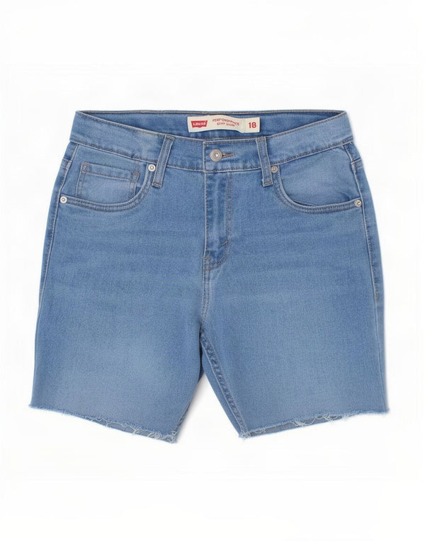 Levi's Ragazzi 511 Pantaloncini di jeans slim fit 15-16 anni W29 Cotone blu