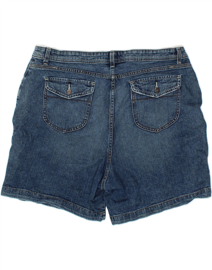 LEE Womens Denim Shorts UK 20 2XL W40 Blue Cotton Vintage Lee and Second-Hand Lee from Messina Hembry 