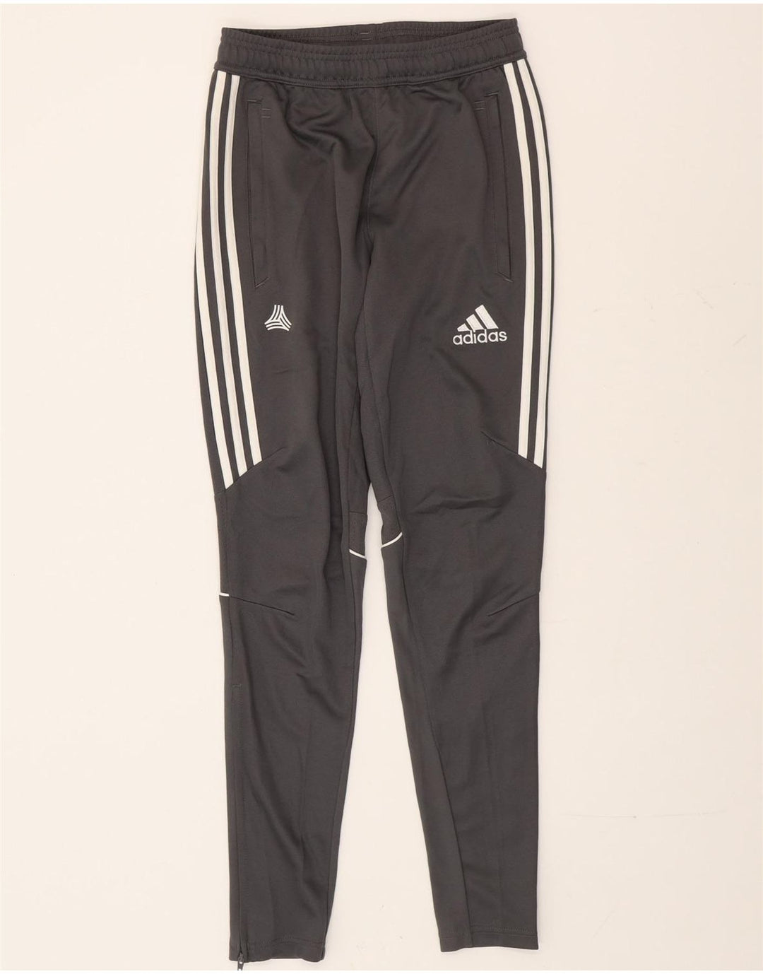 Pantaloni da tuta da uomo Adidas XS in poliestere grigio