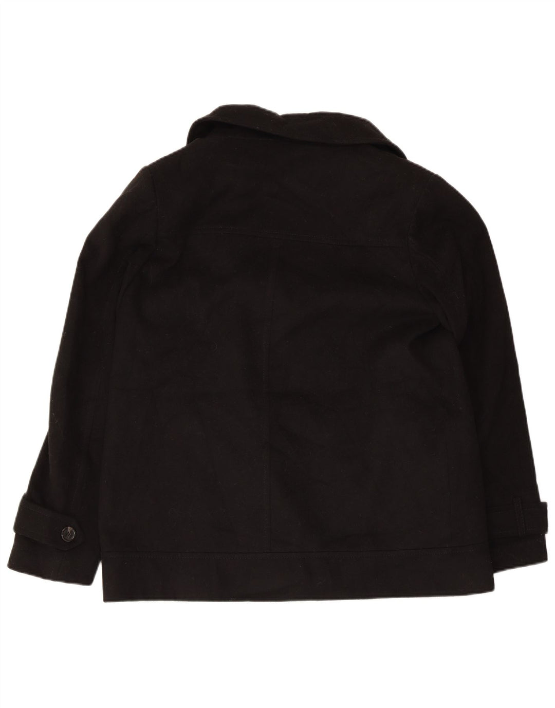 Cappotto da marinaio da donna Marks & Spencer UK 14 grande nero