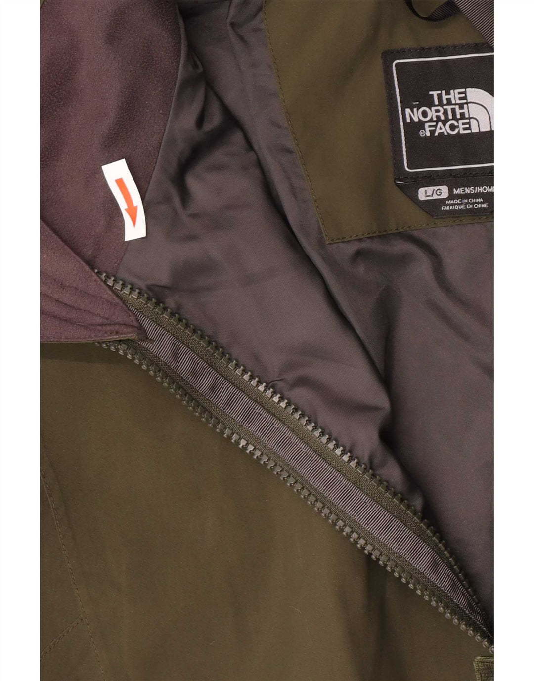 Giacca a vento da uomo The North Face UK 40 Large Green Nylon