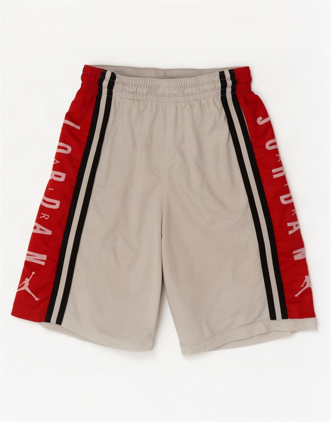 Pantaloncini sportivi grafici da uomo Jordan, poliestere color block bianco medio