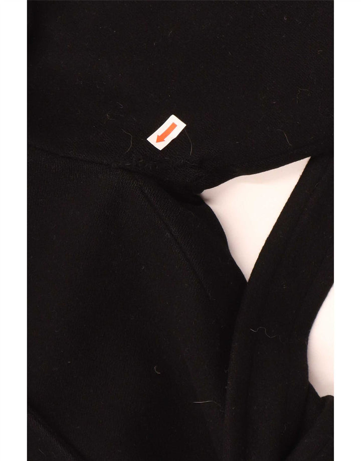 Cappotto doppiopetto da donna Lineaemme UK 8 piccolo in lana nera