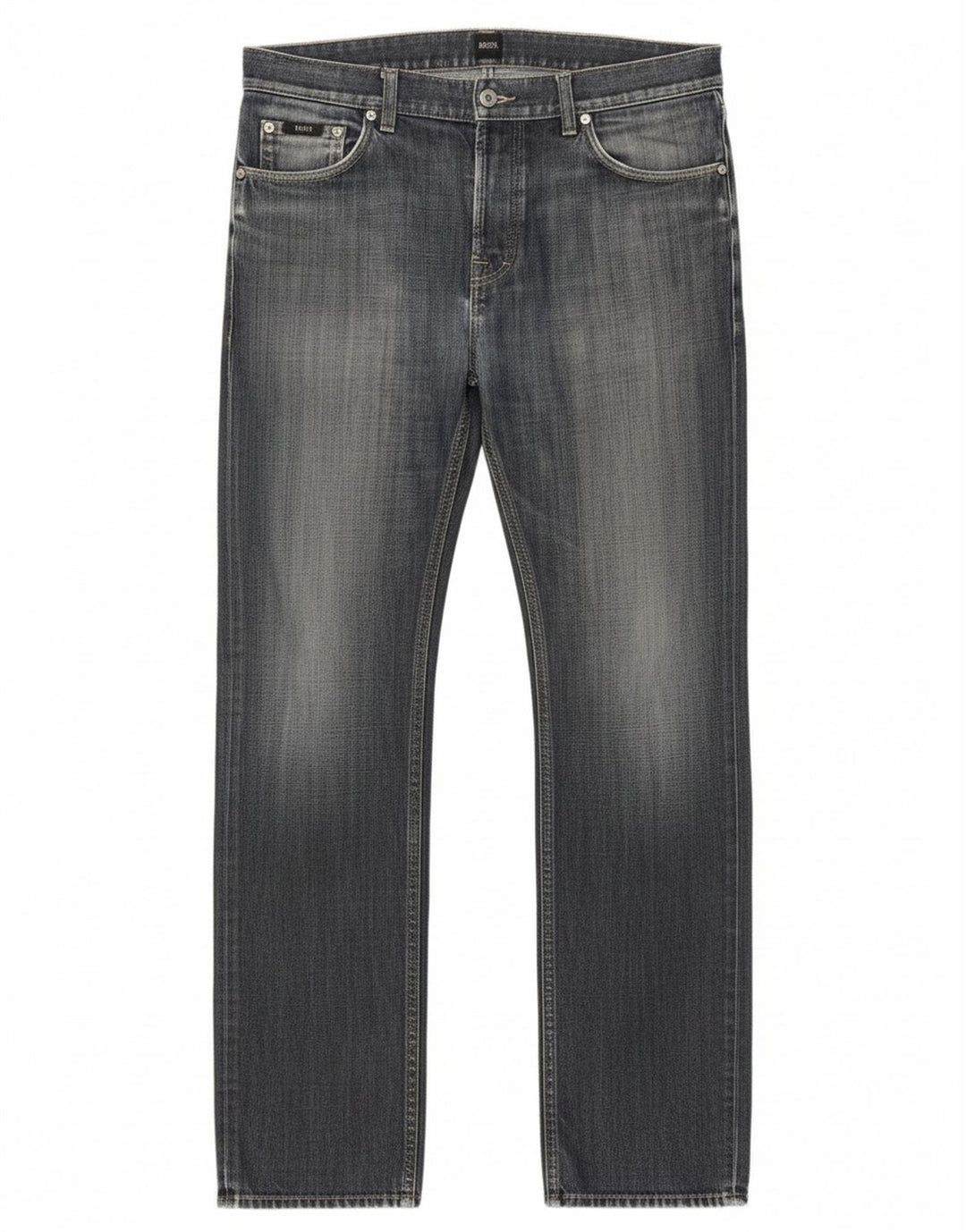 Jeans dritti da uomo Hugo Boss W35 L34 cotone blu