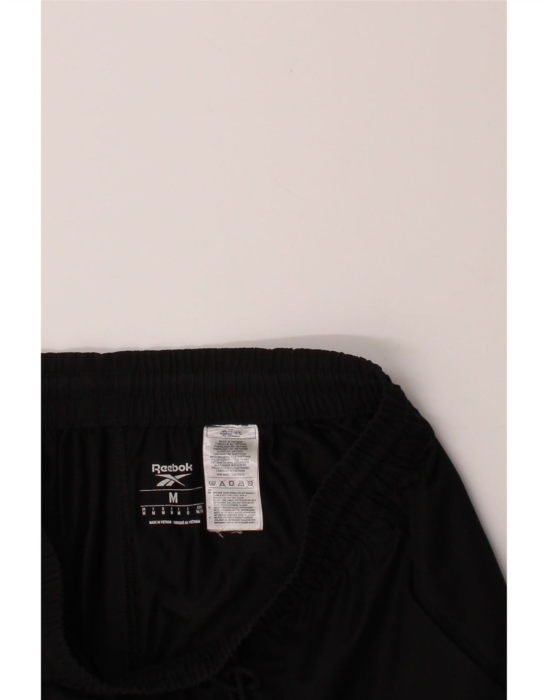 REEBOK Mens Tracksuit Trousers Medium  Black Polyester Vintage Reebok and Second-Hand Reebok from Messina Hembry 