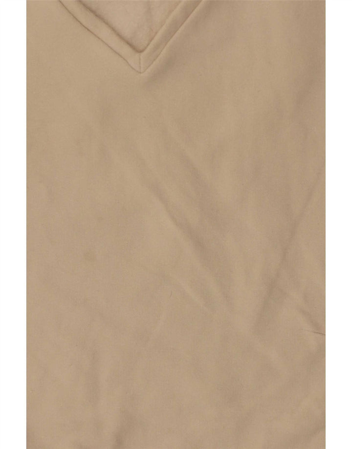 Top da donna Max Mara a maniche lunghe UK 10 piccolo in cotone beige