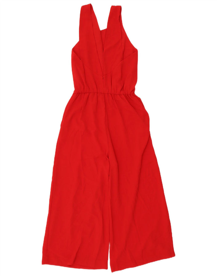 Tuta senza maniche da donna Zara UK 6 XS poliestere rosso