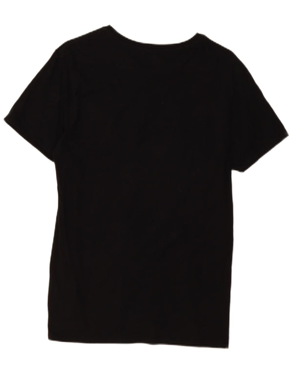 T-shirt da donna Lacoste Top UK 14 Medium Nero Cotone