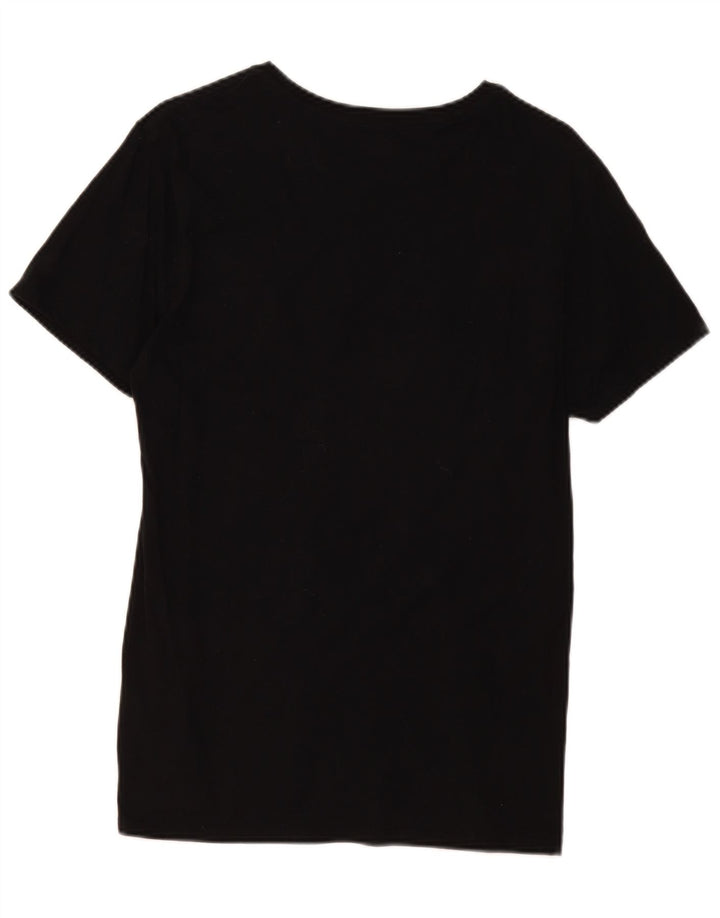 T-shirt da donna Lacoste Top UK 14 Medium Nero Cotone