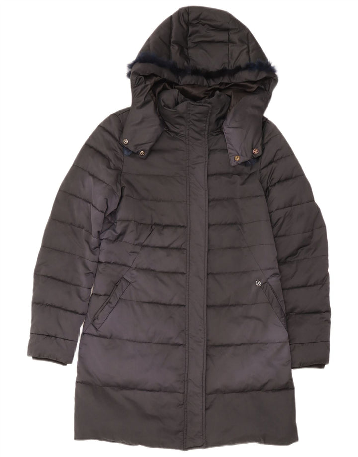 Nero Giardini Giubbotto Imbottito con Cappuccio Donna IT 42 Medium Nero Poliestere