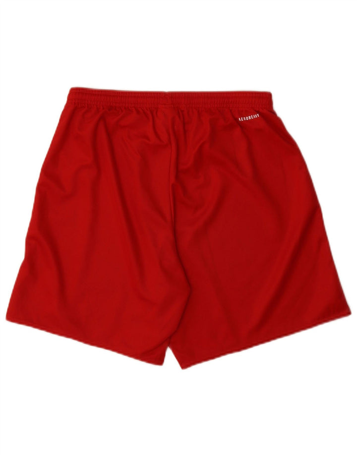 Pantaloncini sportivi Adidas Aeroready da uomo in poliestere rosso medio
