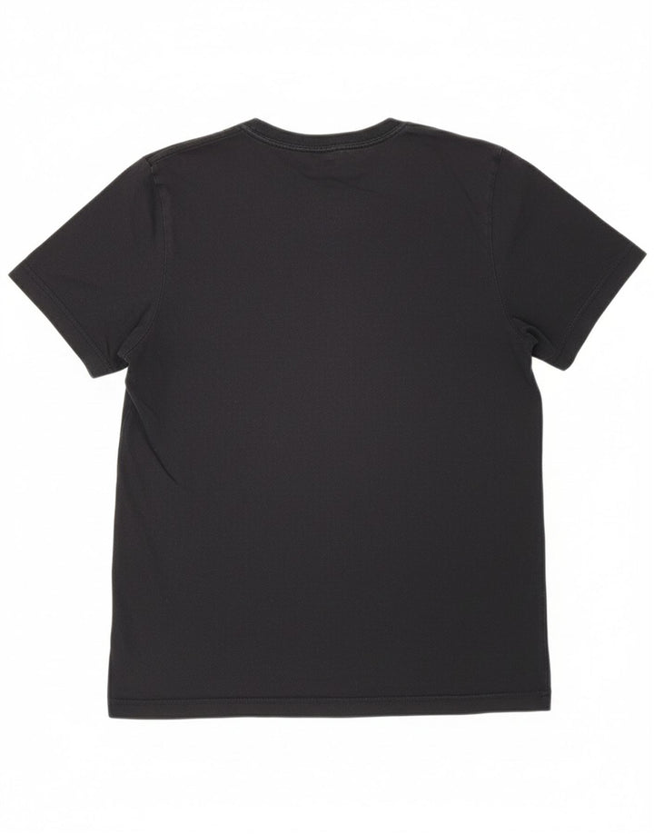ADIDAS Mens Graphic T-Shirt Top Medium Black Cotton
