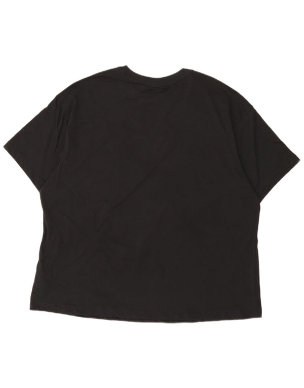 T-shirt oversize da donna Nike UK 18 XL cotone nero