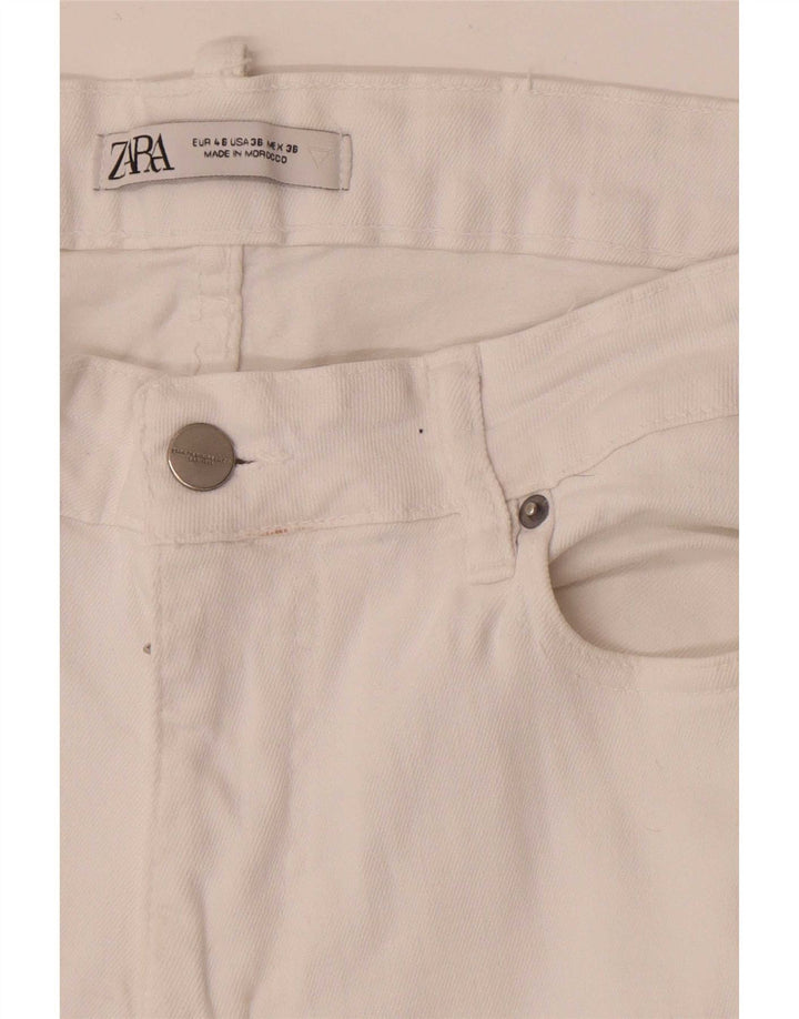 Jeans slim da uomo Zara EU 46 XL W36 L30 Bianco