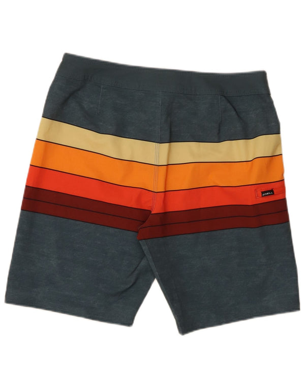 Pantaloncini da bagno da uomo O'Neill Poliestere a righe multicolore medio