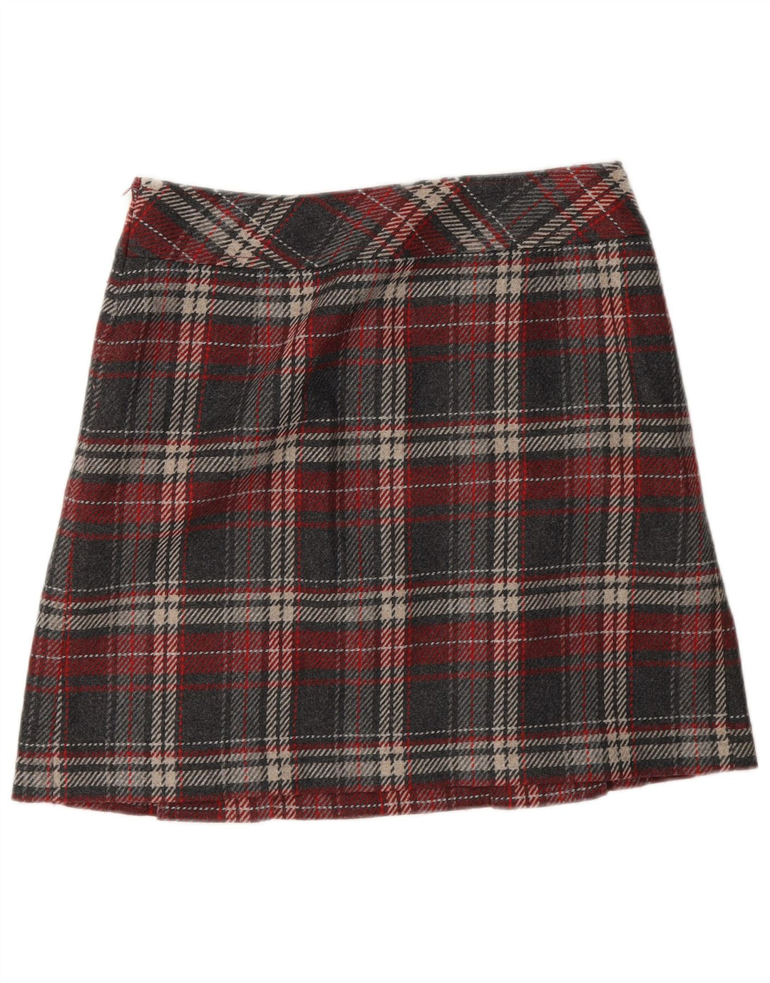 Minigonna da donna S.Oliver EU 36 piccola W30 acrilico a quadri grigi