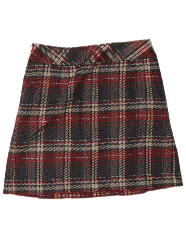 Minigonna da donna S.Oliver EU 36 piccola W30 acrilico a quadri grigi