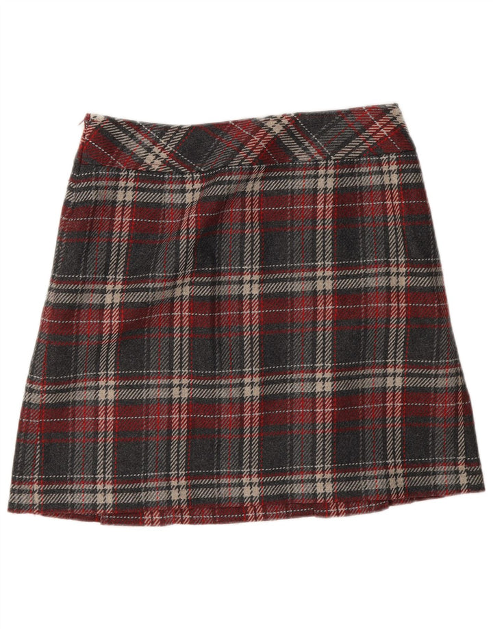 Minigonna da donna S.Oliver EU 36 piccola W30 acrilico a quadri grigi