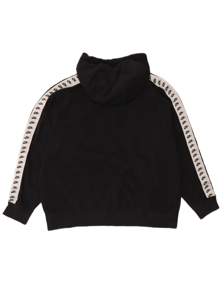 Felpa con cappuccio da uomo NIKE XL in cotone nero