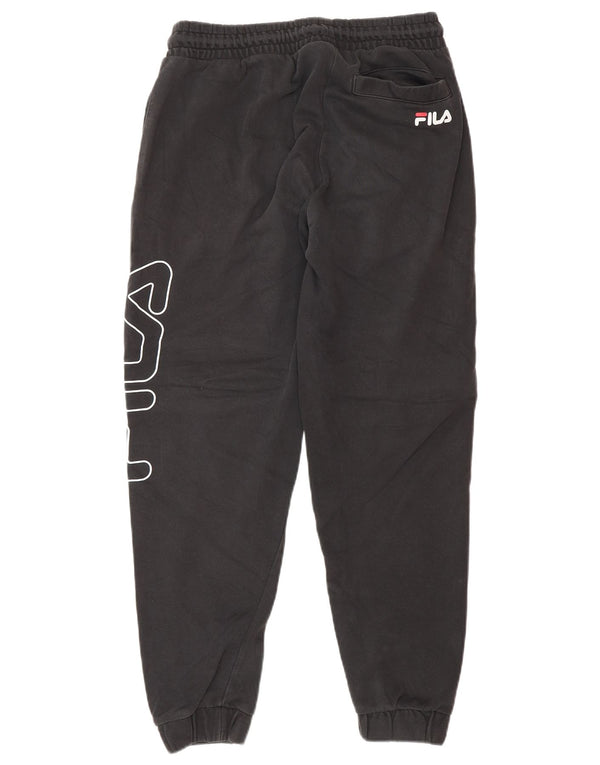 Pantaloni da tuta con grafica da donna FILA Joggers UK 6 XS Nero